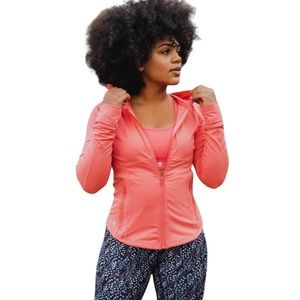SCULPT JACKET - CORAL